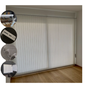 Cortina Banda Vertical Blackout Premium Ancho 180x220 Alto