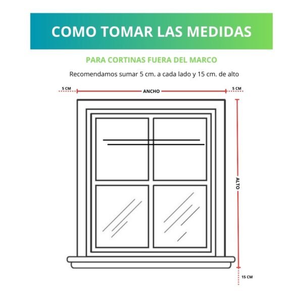 Cortina Banda Vertical Traslucida Lux Ancho 140x210 Alto - Imagen 7