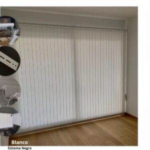 Cortina Banda Vertical Traslucida Lux Ancho 140x210 Alto
