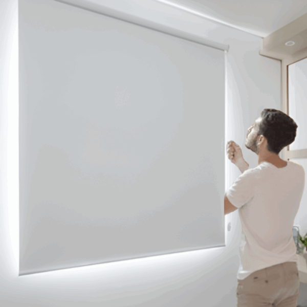 Cortina Roller Blackout Premium Ancho 100x150 Alto Cobertura Total 100% - Imagen 4