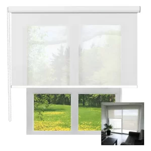 Cortina Roller Sun Screen 8% Ancho 080x060 Alto Decorar Hogar