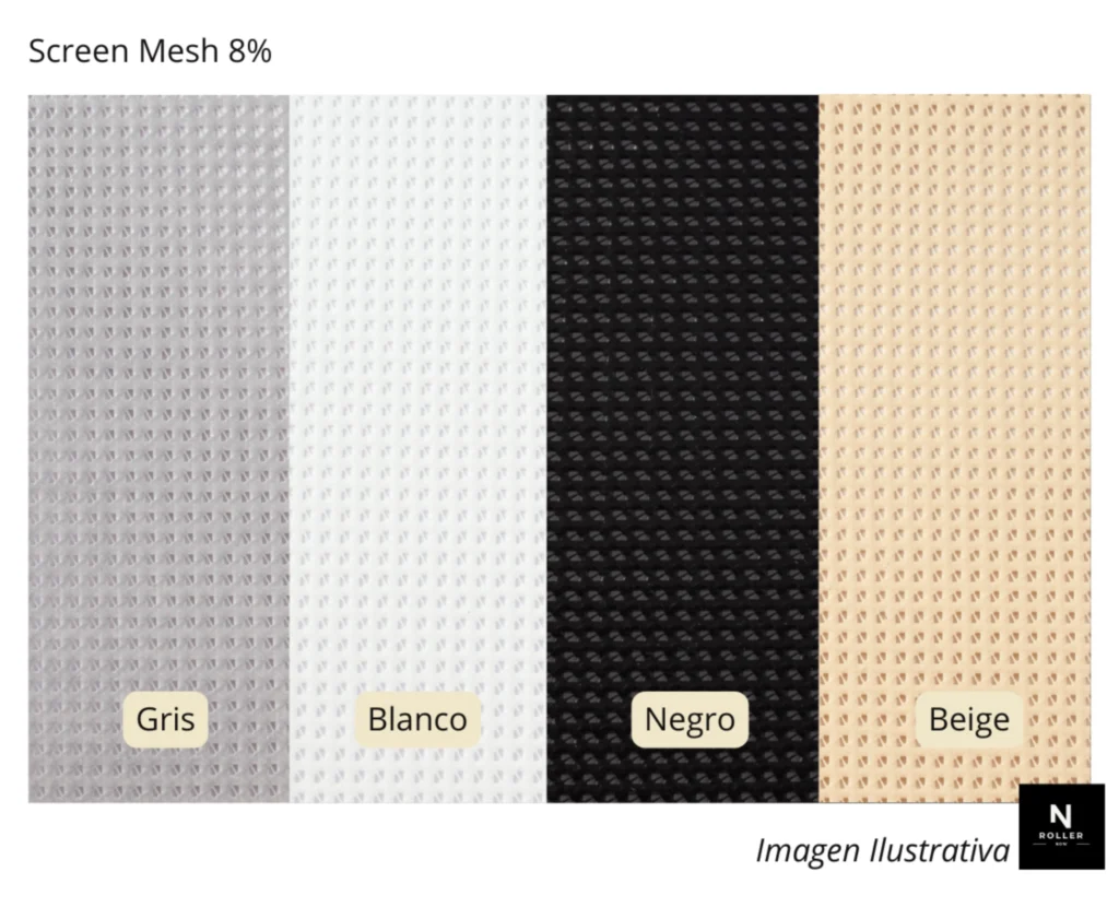 Screen Mesh 8% Colores